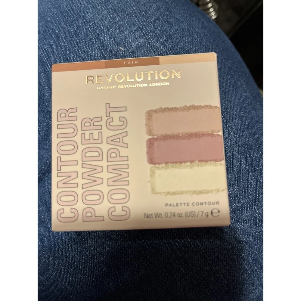 Makeup Revolution London Contour Powder Compact Fair 0.24 oz Palette NIB
